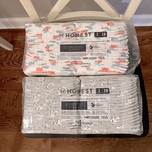 New Honest Diapers Size 2